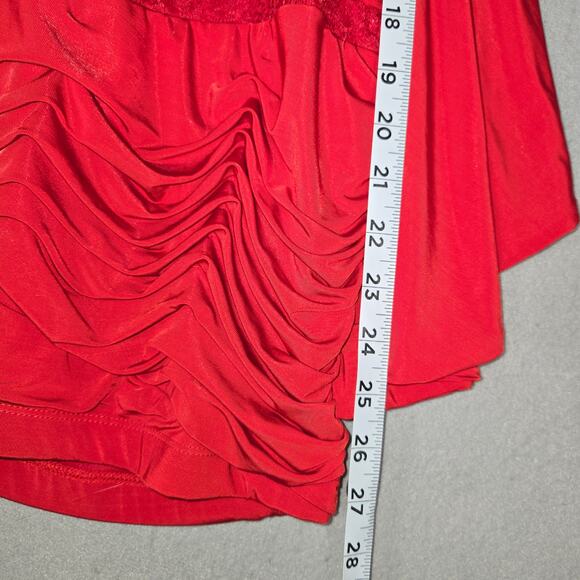 XOXO Womens Medium Strapless Mini Dress Bodycon Event Romantic Feminine Holiday - Picture 7 of 10